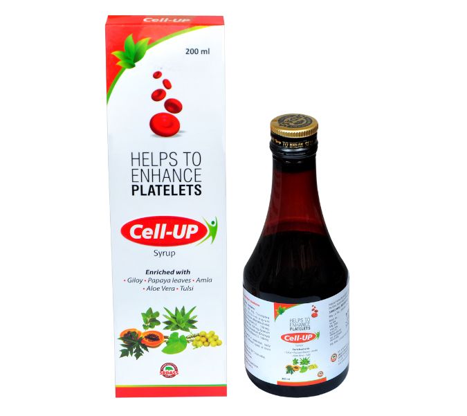 Cell-Up Syrup & Capsules(pack of 10*1*10) (200ml)