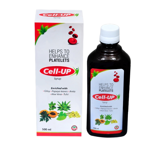 Cell-Up Syrup & Capsules(pack of 10*1*10) (500ml)